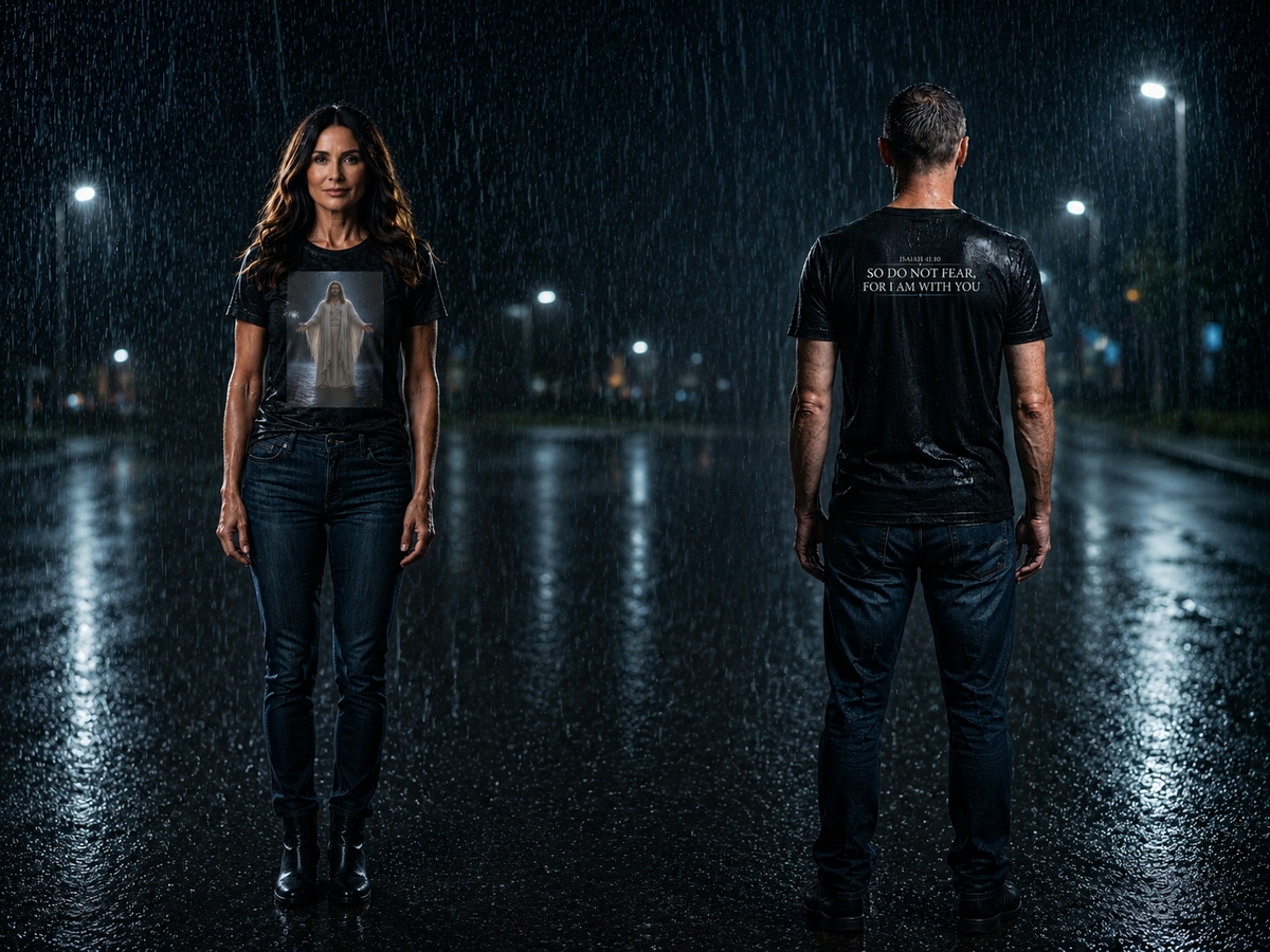 Jesus do not fear short sleeve t-shirt