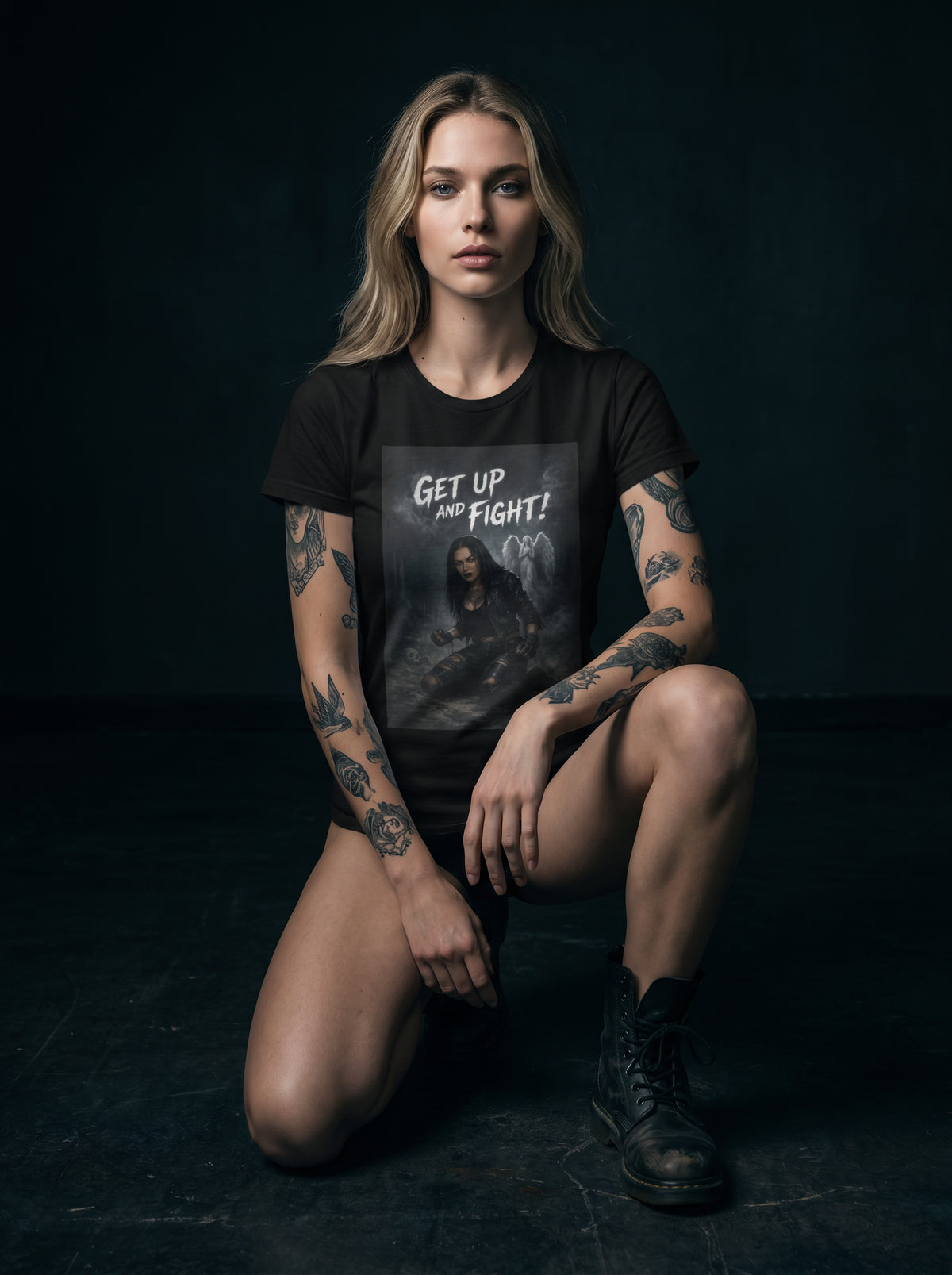 Women Get Up and Fight Short sleeve t-shirt