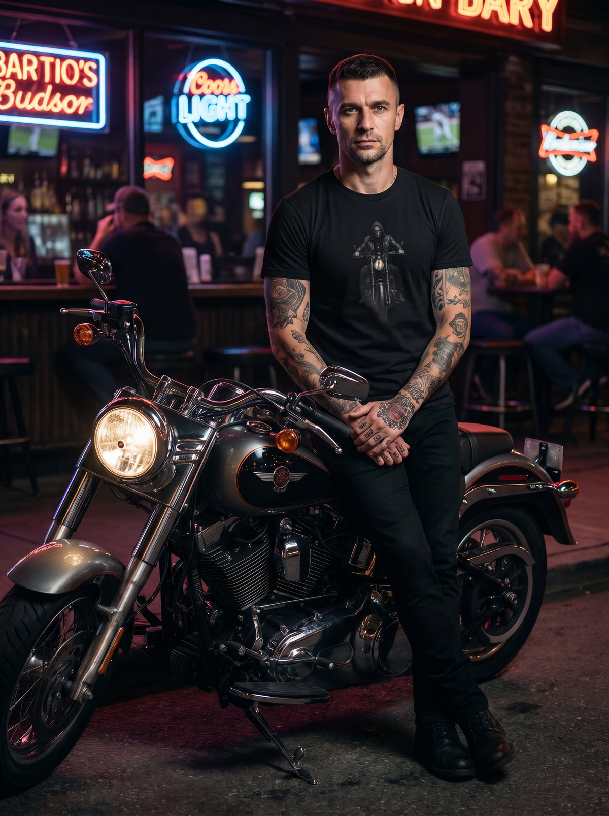 Men's Night Rider Short Sleeve T-shirt
