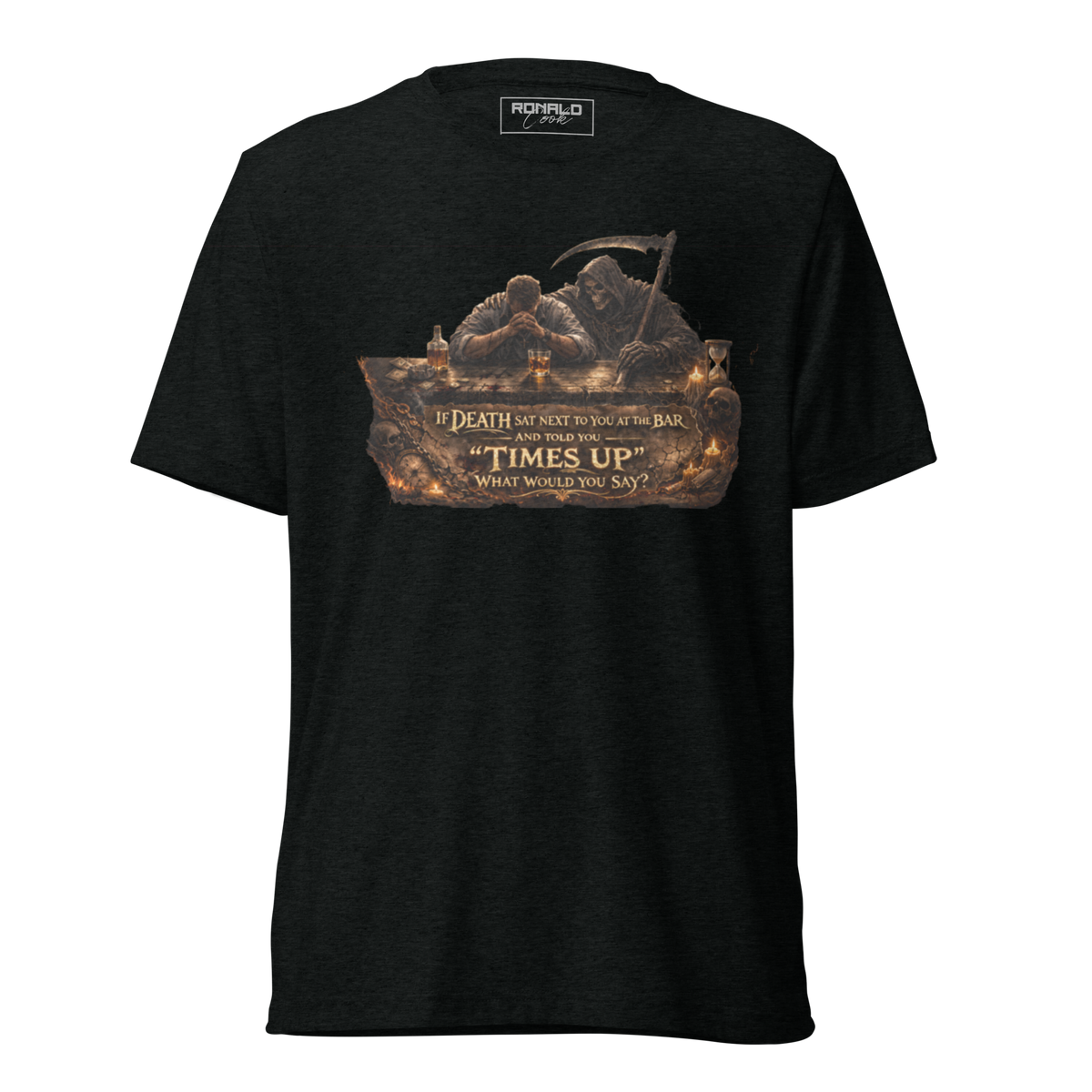 Death sat next to you Christian short sleeve t-shirt - Faith Fashion
